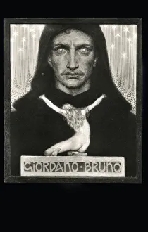 Theorist Gallery: Giordano Bruno - Italian cosmological theorist by Fidus
