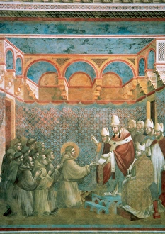 Giotto di Bondone (1266/7-1337). Pope Innocent III approving Giotto di Bondone (1266/7-1337). Pope Innocent III approving