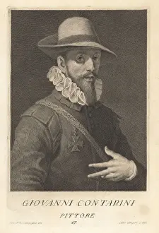 Ceilings Prints: Giovanni Contarini, Italian painter of the late Renaissance, 154