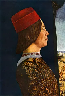 Images Dated 11th December 2017: Giovanni II Bentivoglio by Ercole Roberti