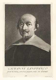 Medici Prints: Giovanni Lanfranco, Italian painter and engraver, 1581-1647