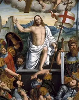 Resurrection Prints: GIOVENONE, Giuseppe, called Il Giovane (1524-1609)