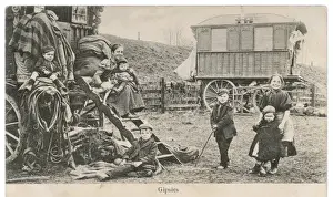 Gipsies / Postcard / 1905