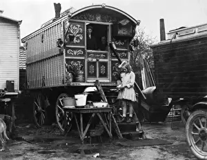 Grandfather Prints: Gipsy Caravan 1920S