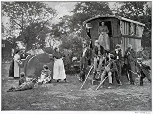 Images Dated 23rd July 2021: Gipsy Encampment in Essex