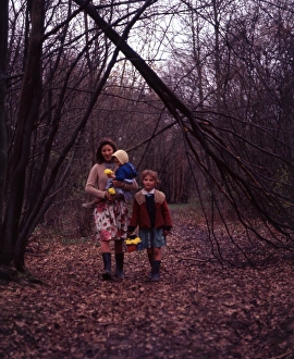 Mother Carries Daughter