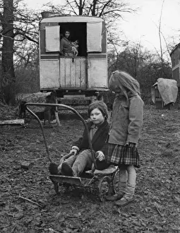 Fooling Prints: Gipsy Kids & Pram