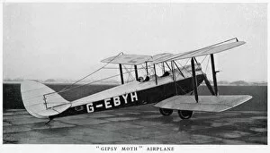 Images Dated 6th March 2020: Gipsy Moth aeroplane G-EBYH