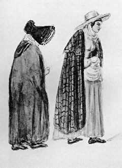 Claremont Collection: Gipsy women sketched by Queen Victoria