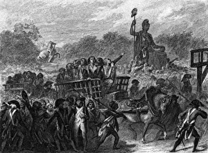 Guillotine Prints: Girandins Arrested 1793