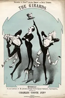 Quadrille Prints: The Girards Quadrille, on airs by M Jacobi