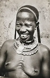 Shaped Prints: A Giriama Woman, Kenya