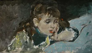 Niece Prints: Girl, 1890-1895, by Ignacio Pinazo (1849-1916)