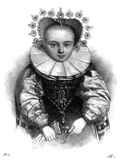 Girl in Adult Dress C16