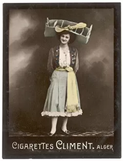 Women Gallery: Girl in Aeroplane Hat