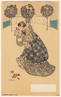 Beautifully Prints: Girl and an apple