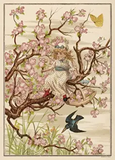 Girl / Apple Blossom 1882