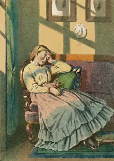 Girl Asleep in Chair