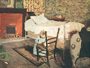 Cosy Prints: Girl In a Bedroom