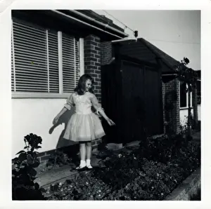 Girl in Best Frock, Fawley, Hampshire