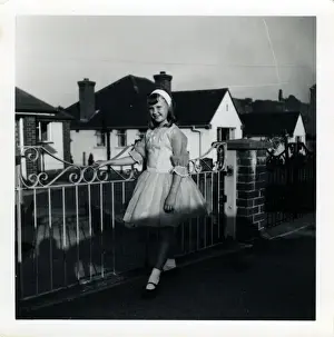 Girl in Best Frock, Fawley, Hampshire