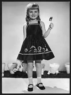 Girl in Black Dress