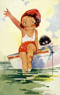 Agnes Gallery: Girl on a boat