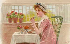 Images Dated 25th November 2019: Girl in a bonnet