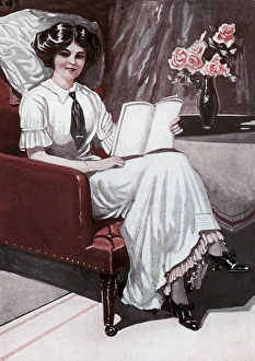Girl with a book
