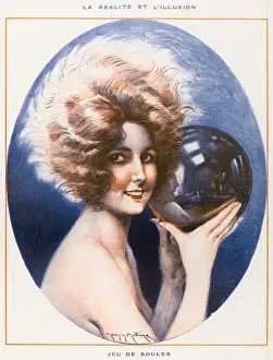 Girl Bowling 1921