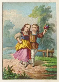 Girl & Boy Country Walk