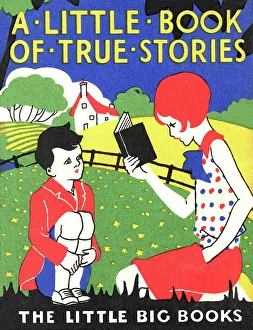 Girl and Boy Reading