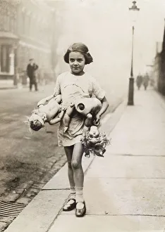 GIRL WITH BROKEN DOLL