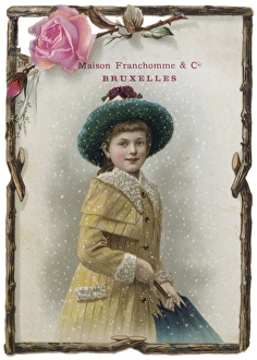 Girl and Snowflakes