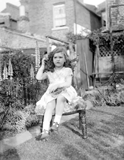 Cherries Prints: Girl with Cherries