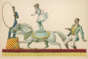 Jump Prints: Girl on Circus Horse