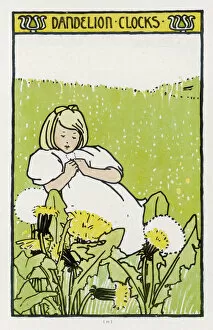 Telling Collection: Girl with Dandelion 1900