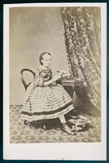 GIRL & DESK 1860S