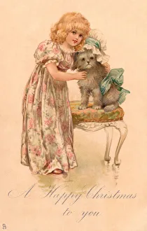 Girl and her dog