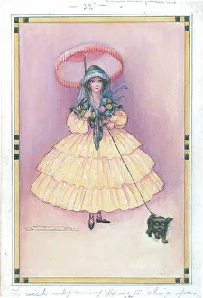 Girl with dog
