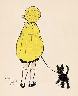 Girl with Dog