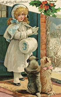 Accompany Gallery: Girl and Dogs