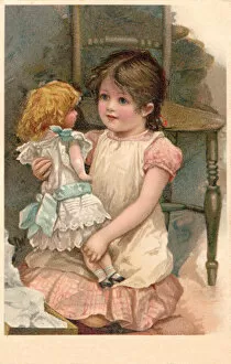 Images Dated 1st December 2019: Girl and doll