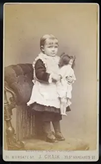 Girl with her Doll / Photo