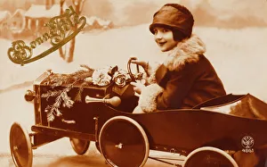 Cars Gallery: Girl Driving Toy Car