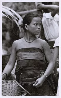 Images Dated 31st May 2018: A girl of the Dusan People, Sabah State, North Borneo