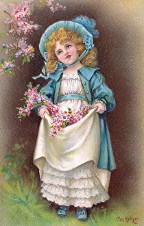 Girl with Flowers