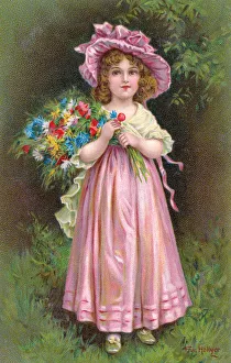 Girl with Flowers