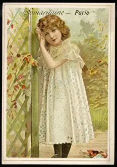 Wistful Prints: Girl in the Garden