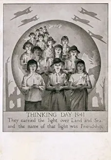 Darkness Prints: Girl Guides - 1941 - Thinking Day